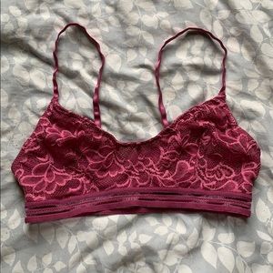 Magenta Lace Bralette